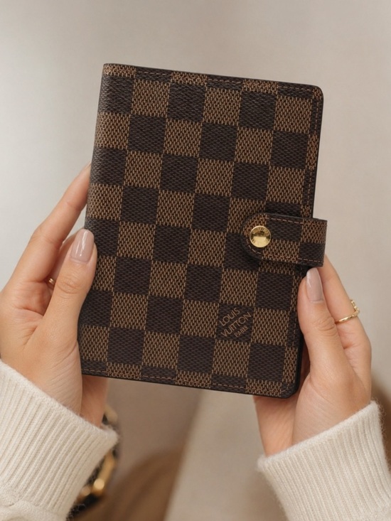Louis Vuitton Accessories - Louis Vuitton Damier Ebene Checkered Agenda/Notebook Cover PM